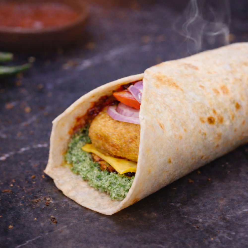 Classic Vada Wrap with Cheese